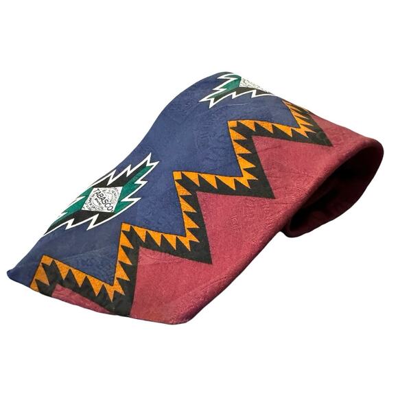 Vintage Tabasco Aztec Art Men's Necktie, Neck Tie, Necktie, Pepper Sauce Necktie - Picture 4 of 4